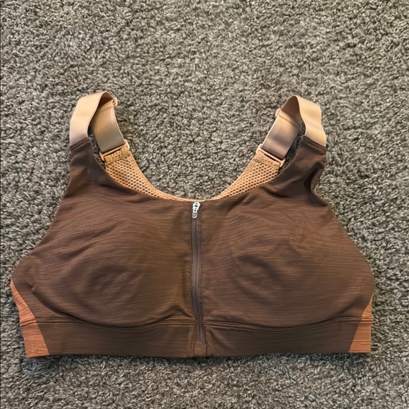 Outdoor Voices Powerhouse L B/C Zip Front Bra - Picture 1 of 5